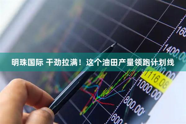 明珠国际 干劲拉满！这个油田产量领跑计划线